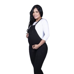 MOMMY GLAM - OVEROL O BRAGA MATERNA EN JEAN -MOMMY GLAM- HANLLEY