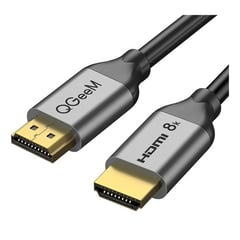 QGEEM - Cable HDMI 8k Alta Velocidad Ultra HD 48Gbps 2.1 Video Audio 1.8 M