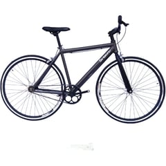 SFORZO - Bicicleta urbana fixed rin 700 manubrio recto - gris