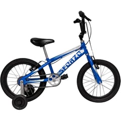 SFORZO - Bicicleta Infantil Rin 16 Con Auxiliares Azul