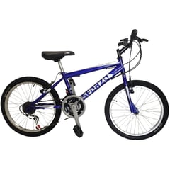 SFORZO - Bicicleta Infantil Rin 20 En Aluminio 18 Cambios Azul