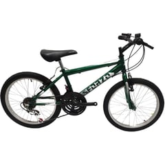 SFORZO - Bicicleta Infantil Rin 20 En Aluminio 18 Cambios Verde