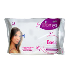 POMYS - Toallitas Humeda Desmaquilladora 28 Unidades