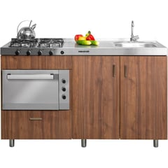 CHALLENGER - Mueble base cocina para horno de empotre dark 150 cm