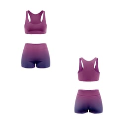 ARMAZI SPORT - CONJUNTO ORGANIC FORCE DE GIMNASIO STRONG MORADO