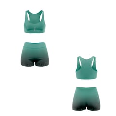 ARMAZI SPORT - CONJUNTO ORGANIC FORCE DE GIMNASIO STRONG VERDE