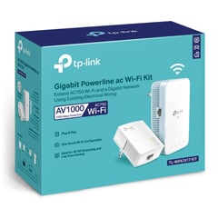 TP LINK - Tl-wpa7517 kit Tp-link Powerline Gigabit Wifi Ac Av1000