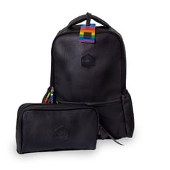 BADASS - Set Combo Pride Morral Neceser Negro -