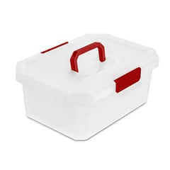 ESTRA - Botiquin box con Manija 11L Blanco-Rojo