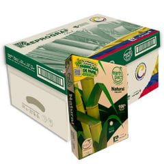 REPROGRAF - Resma Carta Ecológica 72gr Papel Natural Caja X10