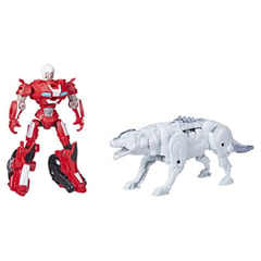 HASBRO - Figura de Acción Transformers Combiners Arcee y Silverfang