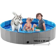 TOMOMI - Piscina Plegable Bañera Portátil Para Perros Mascotas Niños