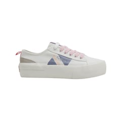 PEPE JEANS - Tenis Pepe Jeans Allen Flag Color W Color Blanco para Mujer