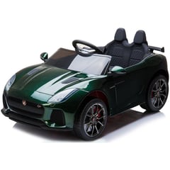 JAGUAR - Carro Electrico Niños Jaguar Lantal Caucho Ctrol 12v - Verde