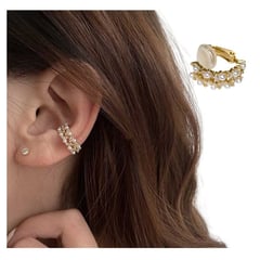 ACCESORIOS DE EVA - Arete Ear Cuff Simulador Broche