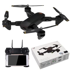 ONE PIXEL - Drone Plegable WIFI HD Dm107s Doble Camara Batería Negro