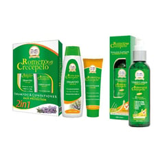 NEVADA - Kit capilar romero crecepelo shampoo  + acondicionador y tonico