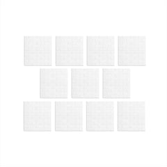 JAPI - Pared X10 3d Autoadhesivo Panel Tipo Ladrillo Ccol Blanco