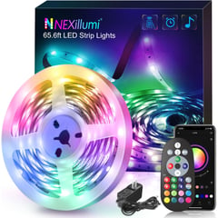 LEDMAX - Cinta Tira Led 20m Rgb Bluetooth Audioritmica Multicolor