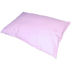 GENERICO - Funda protector plastico antifluidos para almohada - color rosado