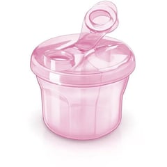 GENIAL - Dispensador porta leche formula cereal bebe infantil ROSADO