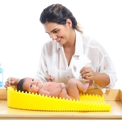 TORAL - Espuma para baño bañera inclinada antireflujo para bebes
