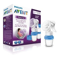 AVENT - Extractor Leche Materna Manual Biberón + 3 recipi bebe