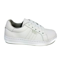 TITINOS - Calzado Escolar Deportivo Unisex Blanco 4019-1