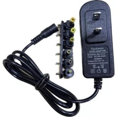 GENERICO - Adaptador 12v 1a Multifuncional Varios Plugs Ad 1210 Techman