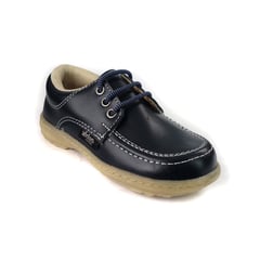 VERLON - Zapato Colegial Diana Gold Azul 2456-3.