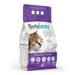 BENTYSANDY - Arena Para Gatos Ultra Absorbente Aglomerante 5l