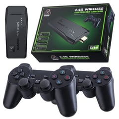 GENERICO - Consola De Juegos Retro Inalambrica 4k HDMI Game Stick 24G