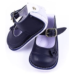 ZAPATICOS NOTUERCE - Zapato Bebe Niña Azul mate.