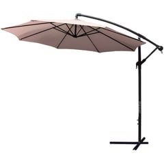 JARDIMEX - Parasol lateral 3 metros base beige Sombrilla