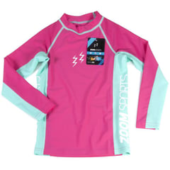 ZOOM SPORT - Camiseta Manga Larga de Natacion Rosa s