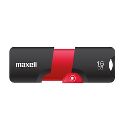 MAXELL - Memoria Usb Flix 16 Gb Ngr/rojo