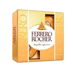 FERRERO ROCHER - Chocolates estuche regalo x 4 bombones