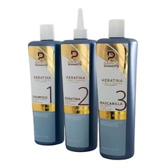 P PUNTAS DE DIAMANTE - Kit Keratina Rubios 500ml