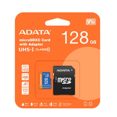 ADATA - Memoria Micro SD 128GB A1 con Adaptador SD