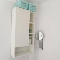 GENERICO - GABINETE DE BAÑO MUEBLE AUXILIAR DE PARED AHORRA ESPACIO