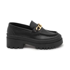 PERFECTO IMPERFECTO - MOCASINES PIMS LISO NEGRO para mujer marca