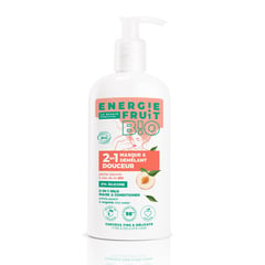 ENERGIE FRUIT - VEGANO MASCARILLA Y ACONDICIONADOR 2 EN 1 - DURAZNO BLANCO Y AGUA DE ARROZ