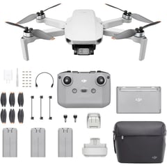 DJI - Mini drone mini 2 fly more combo camara video 4k - gris