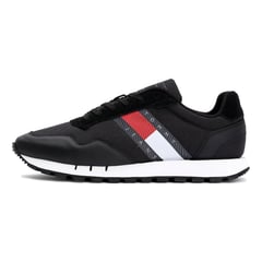 TOMMY HILFIGER - Zapatilla Hombre Retro Em01081 Negro