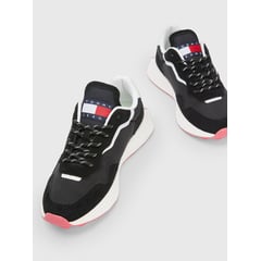 TOMMY HILFIGER - Tenis Negros Estilo Deportivo Para Mujer