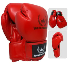 WONDER SPORT - GUANTE DE BOXEO WONDER 10OZ ROJO