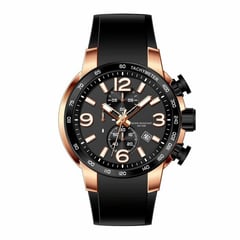 GFORCE - Reloj G-force Original H3450g Crono Calendario Negro + Estuche