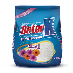 AZUL K - Detergente en Polvo DeterK Floral 2,850 Gramos