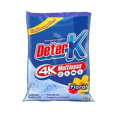 AZUL K - Detergente en Polvo DeterK Floral 450 Gramos