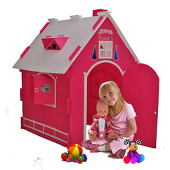 MI CASITA - Casita infantil de juegos y muñecas para niños y niñas - Fucsia